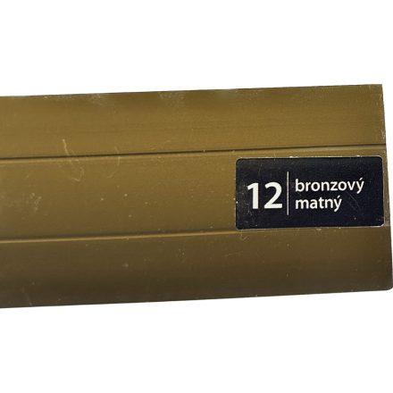 Eurofinal Burkolatváltó Bronz matt 38x2,5mm öntapadós ELOXÁLT